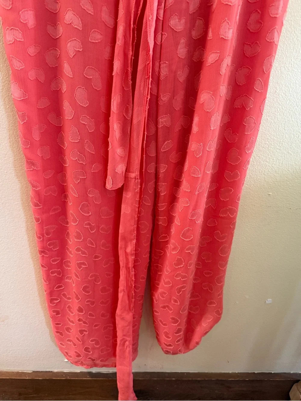MICHAEL Michael Kors Coral Strapless Jumpsuit